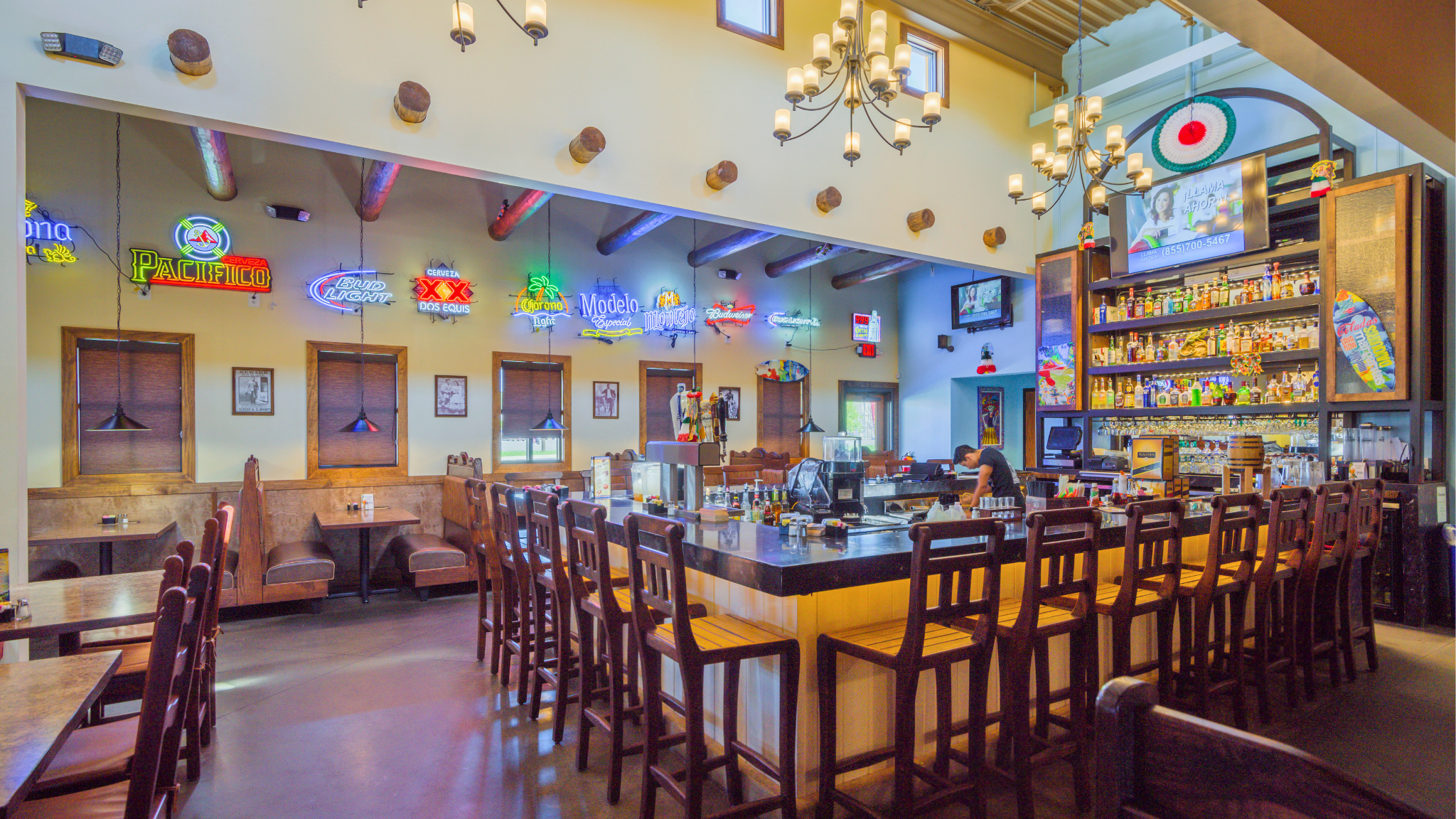 Monterrey Mexican Restaurant in Monroe, NC – Vibrant full-service restaurant with modern design and authentic Mexican dining experience.